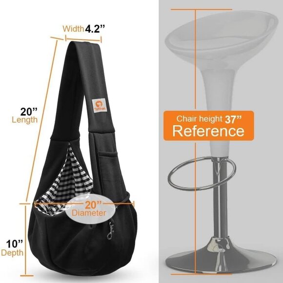 Small Dog Sling Carrier - Picture 6 of 8